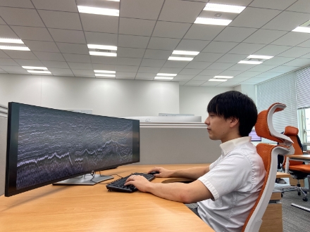 Photos of employees in the DP department